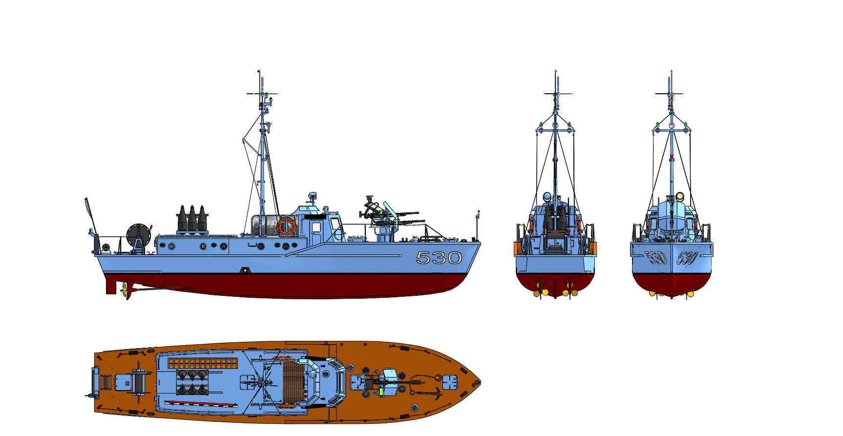 Речной тральщик 151 проекта