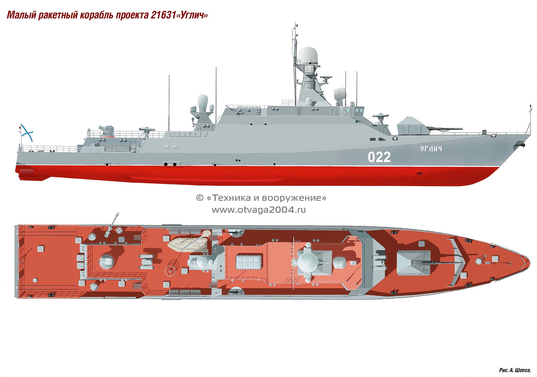 Малый ракетный корабль буян м проекта 21631