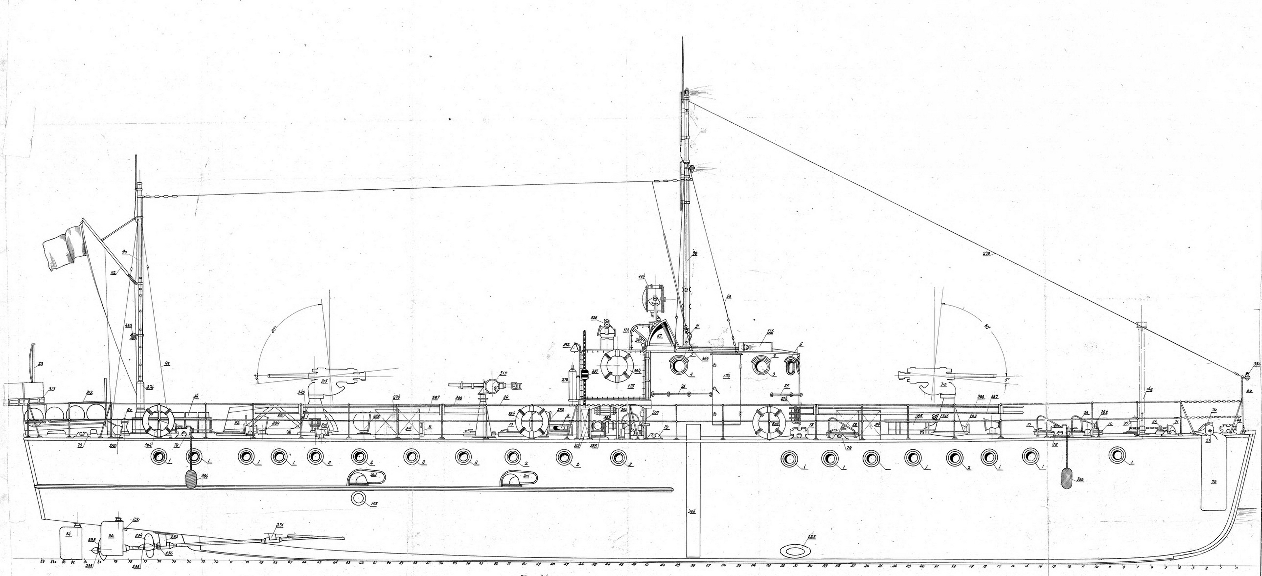 Мо 4 морской охотник чертежи