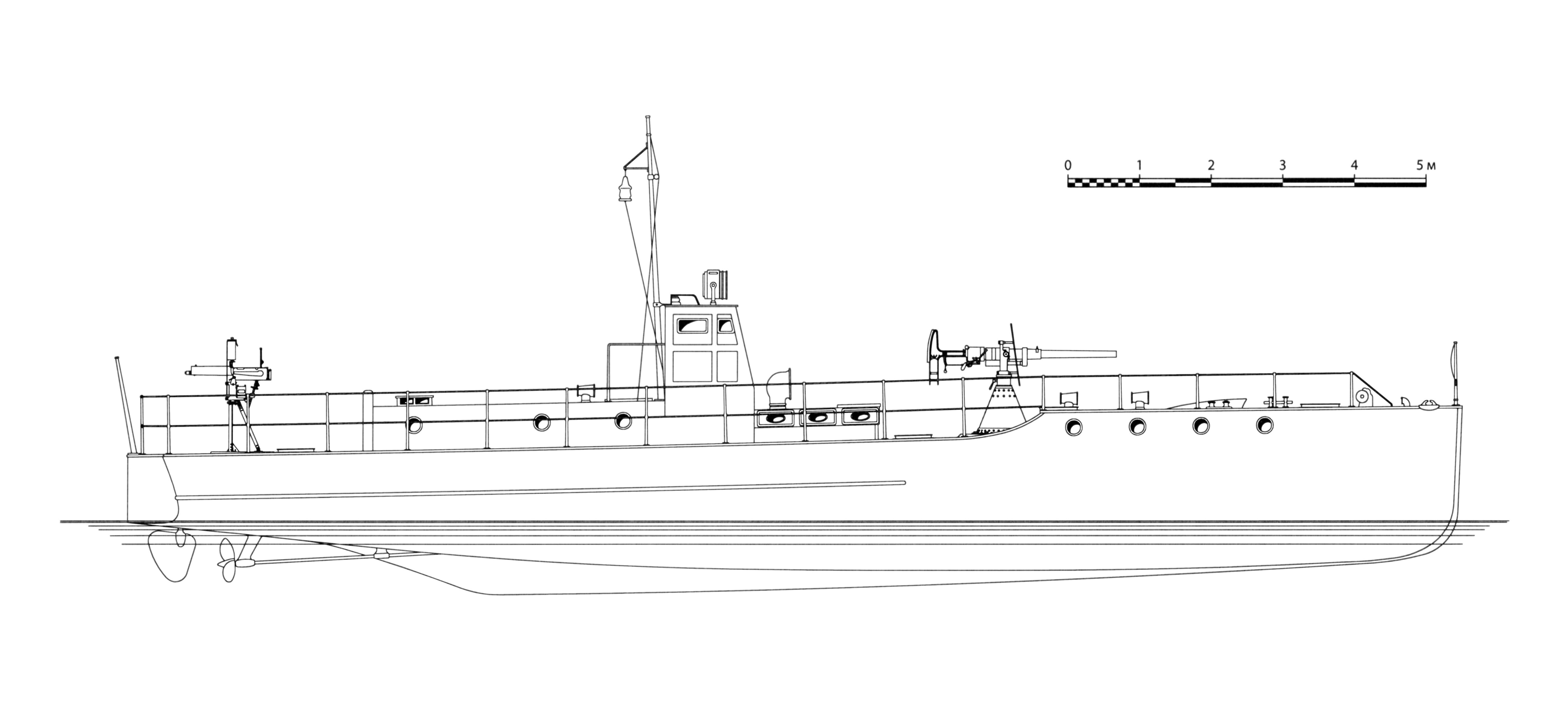 Торпедный катер рт 109 чертежи