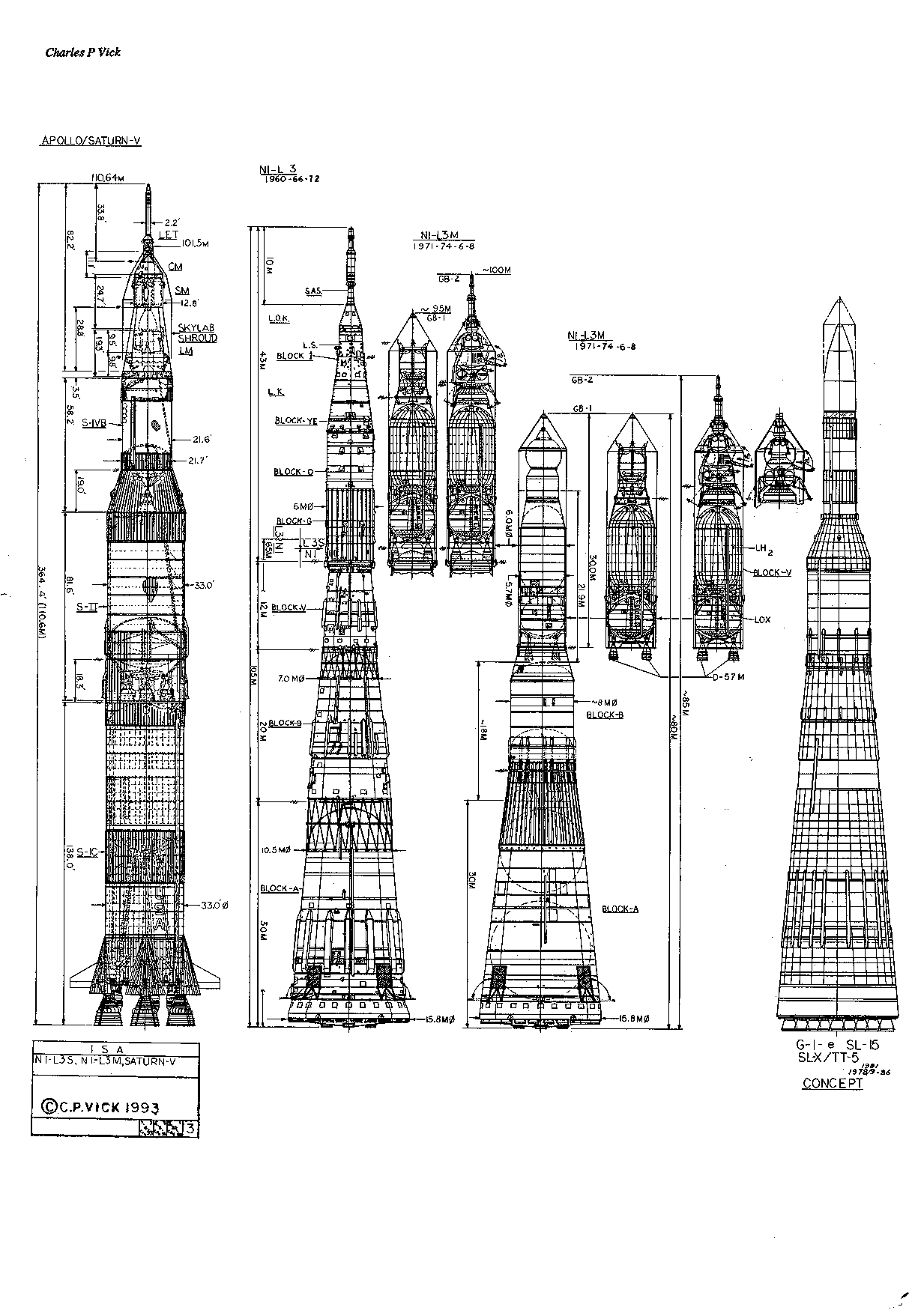 Сатурн 5 чертежи